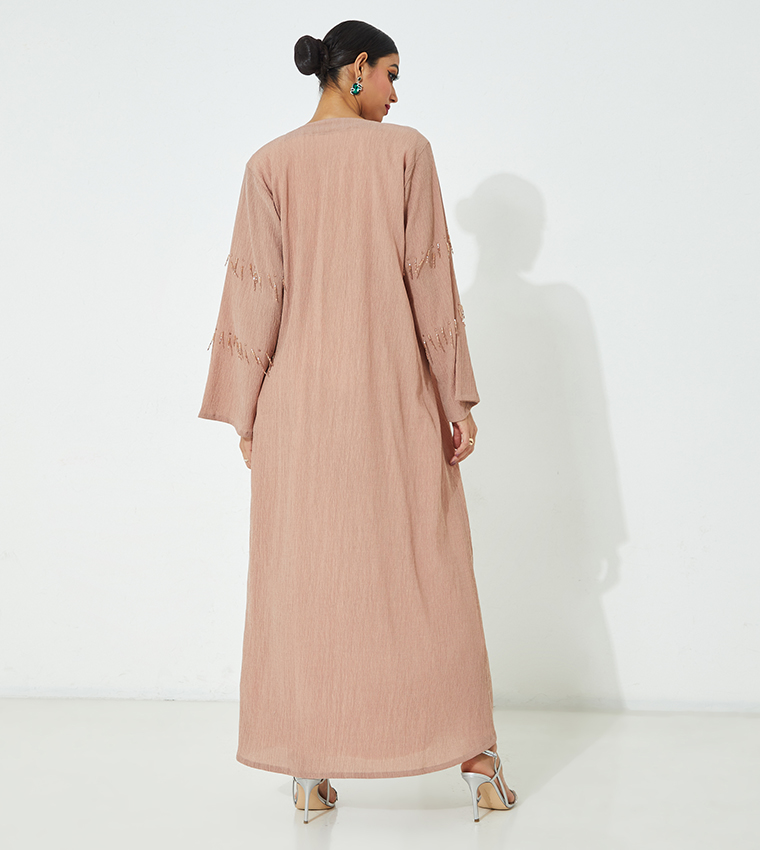 Moistreet  Abayas - Pink Abayas