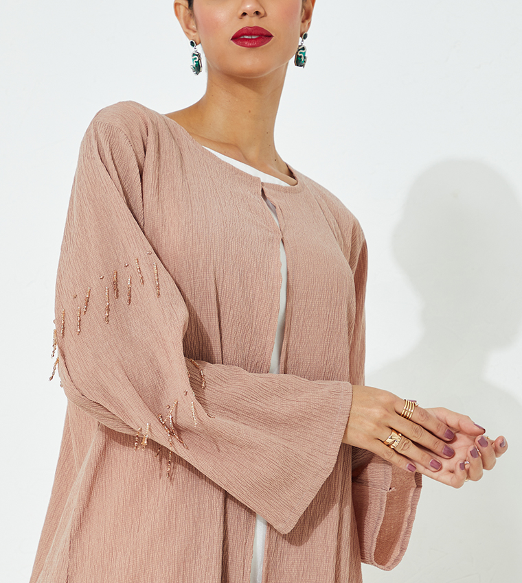 Moistreet  Abayas - Pink Abayas