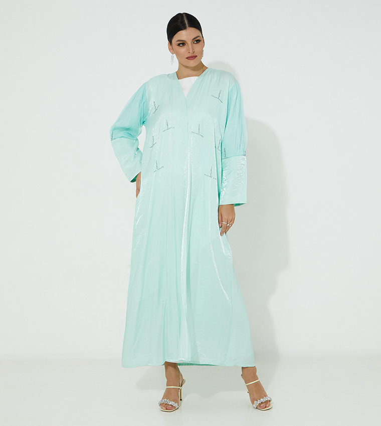 Moistreet  Abayas - Blue Abayas