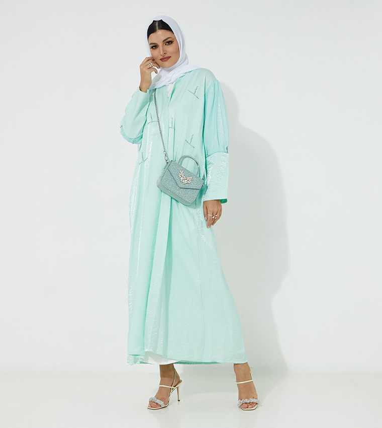 Moistreet  Abayas - Blue Abayas