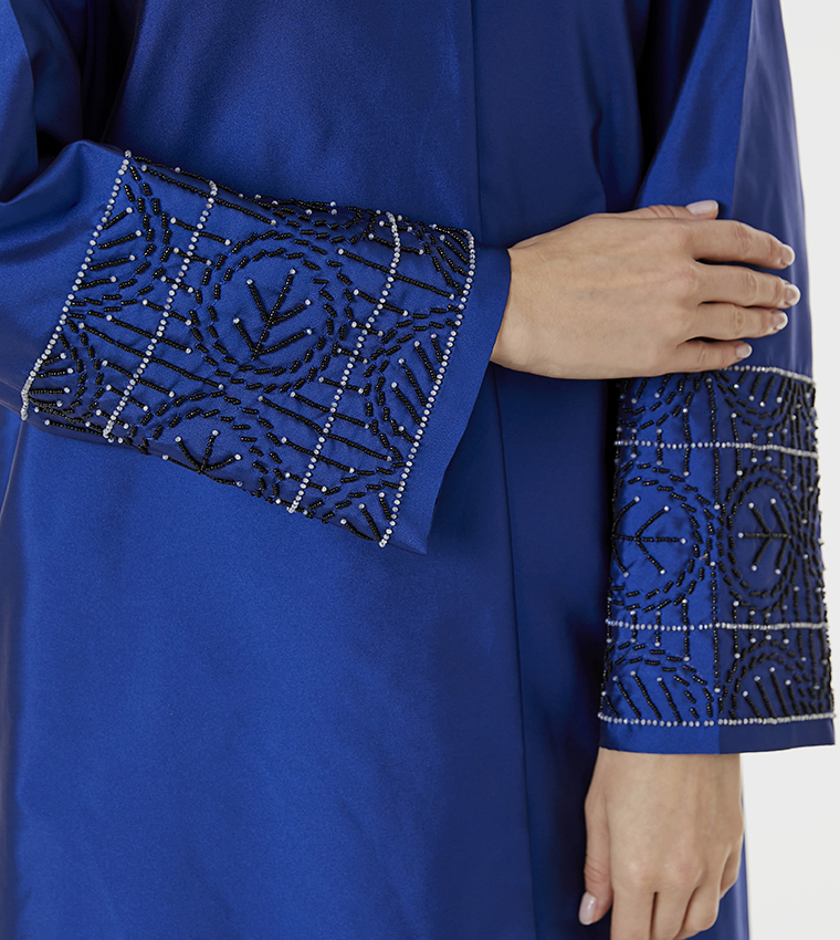 Moistreet  Abayas - Blue Abayas