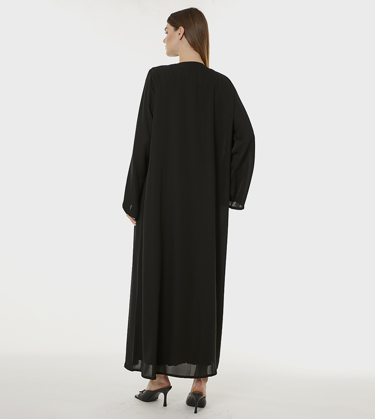 Korean Nida Hand Embellished Abaya