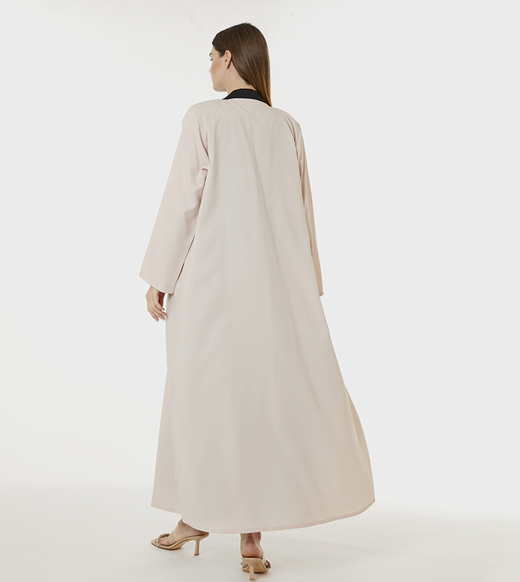 Indonesian Crepe Hand Embellished Abaya