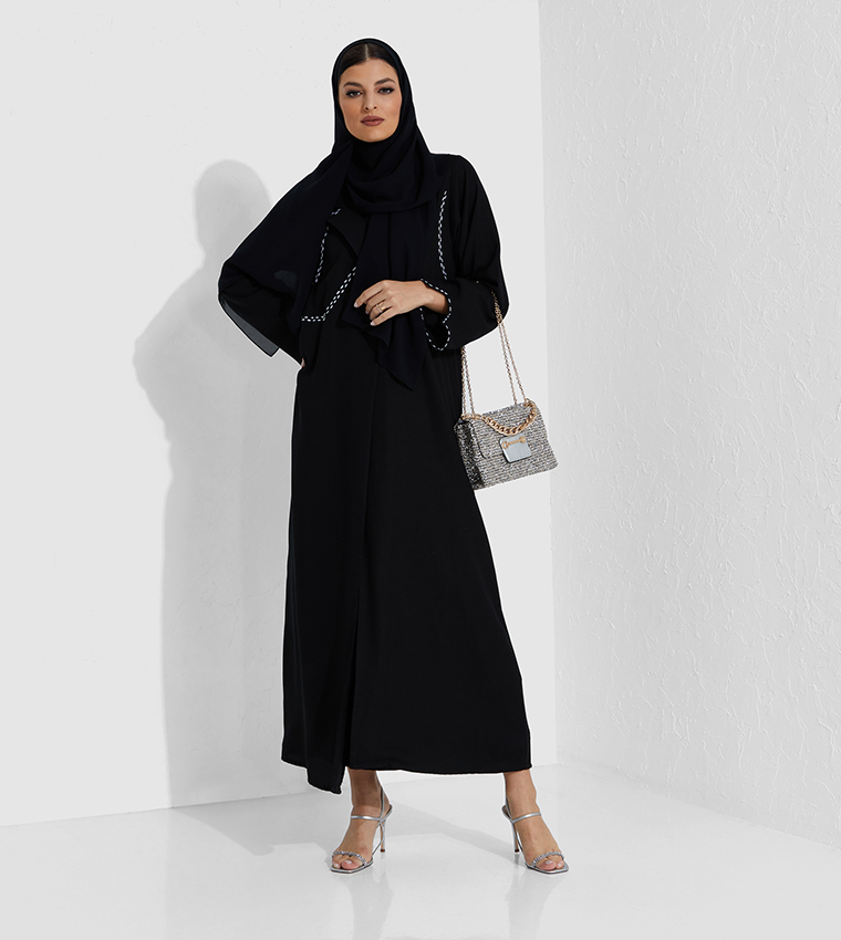 مويستريت  عباية - أسود Abaya