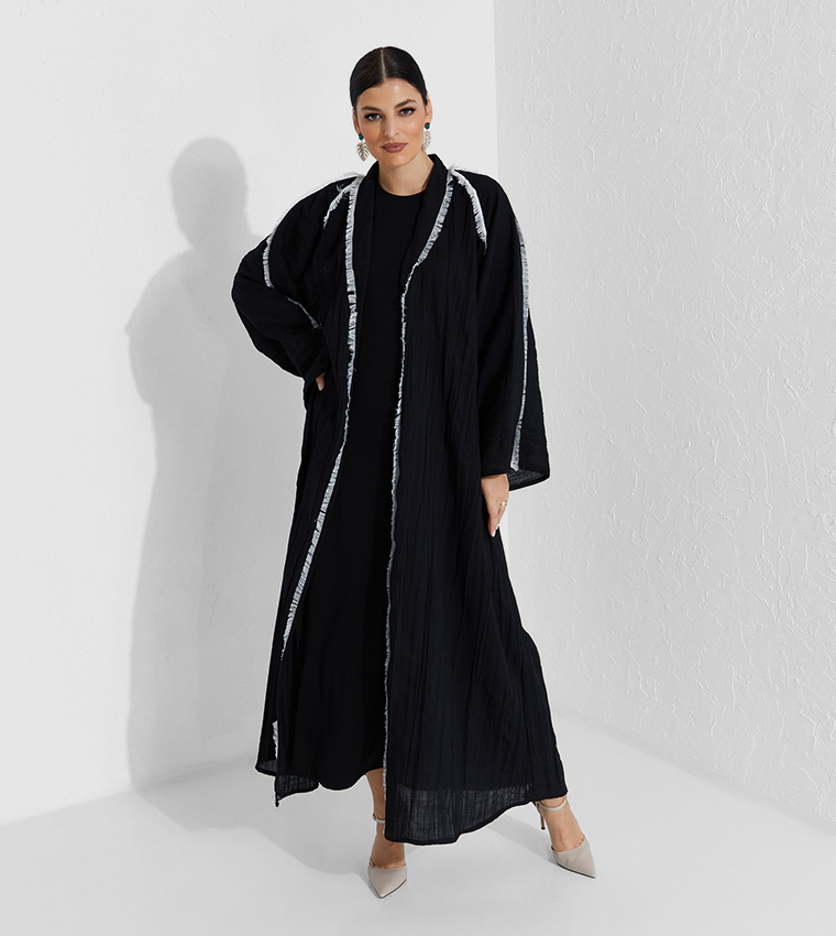Moistreet  Abayas - Black Abaya