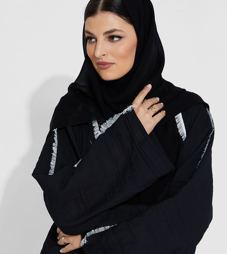 Moistreet  Abayas - Black Abaya