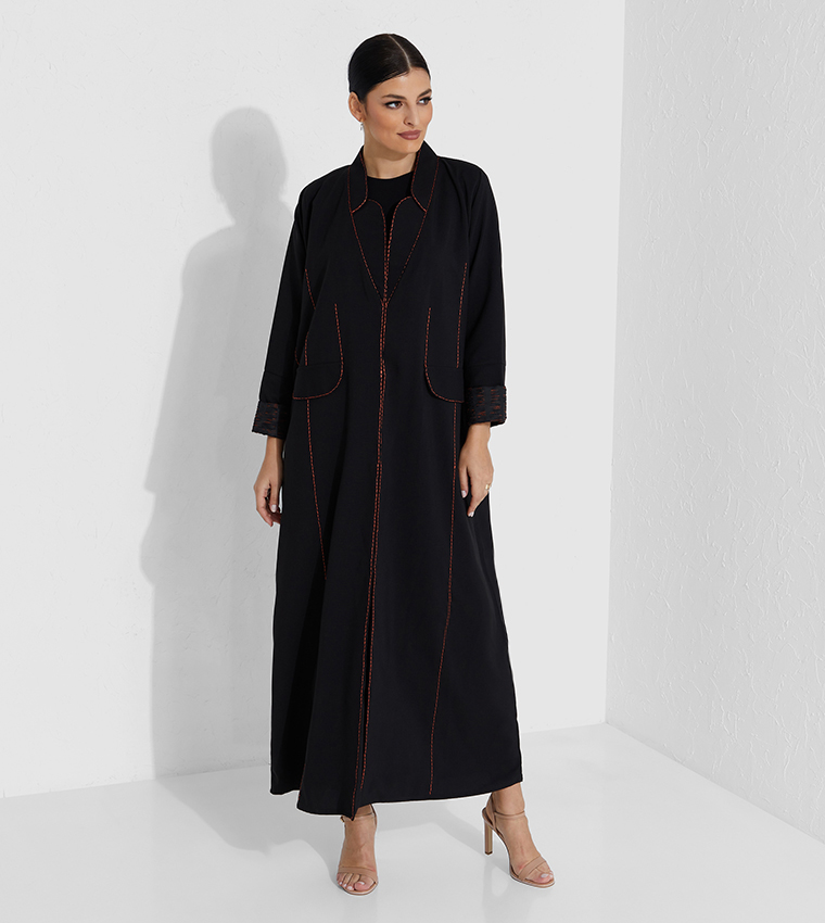 مويستريت  عباية - أسود Abaya
