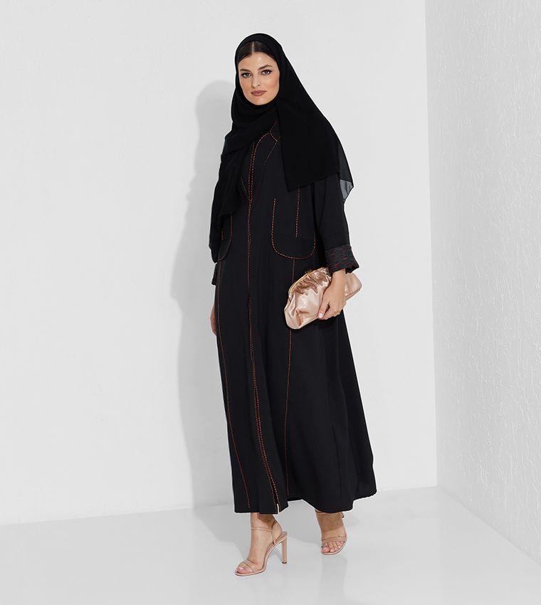 مويستريت  عباية - أسود Abaya