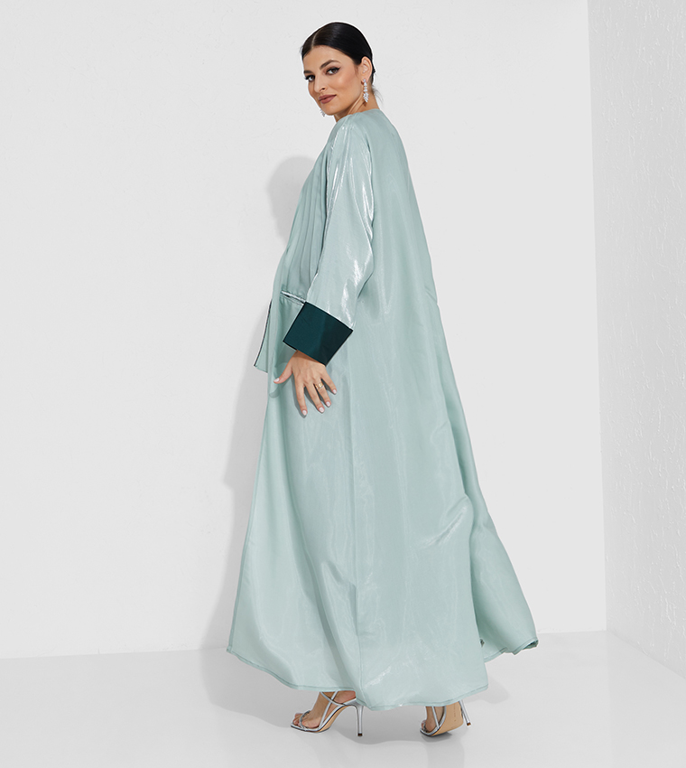 Moistreet  Abayas - Green Abaya