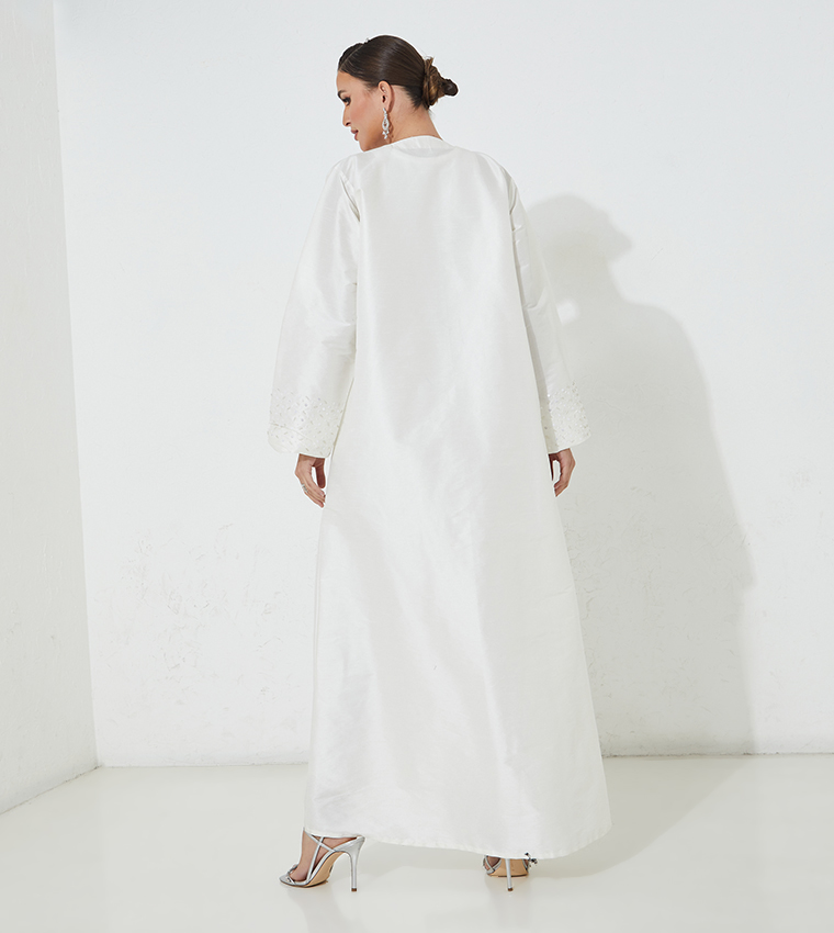 Coat Style Embroidered Abaya