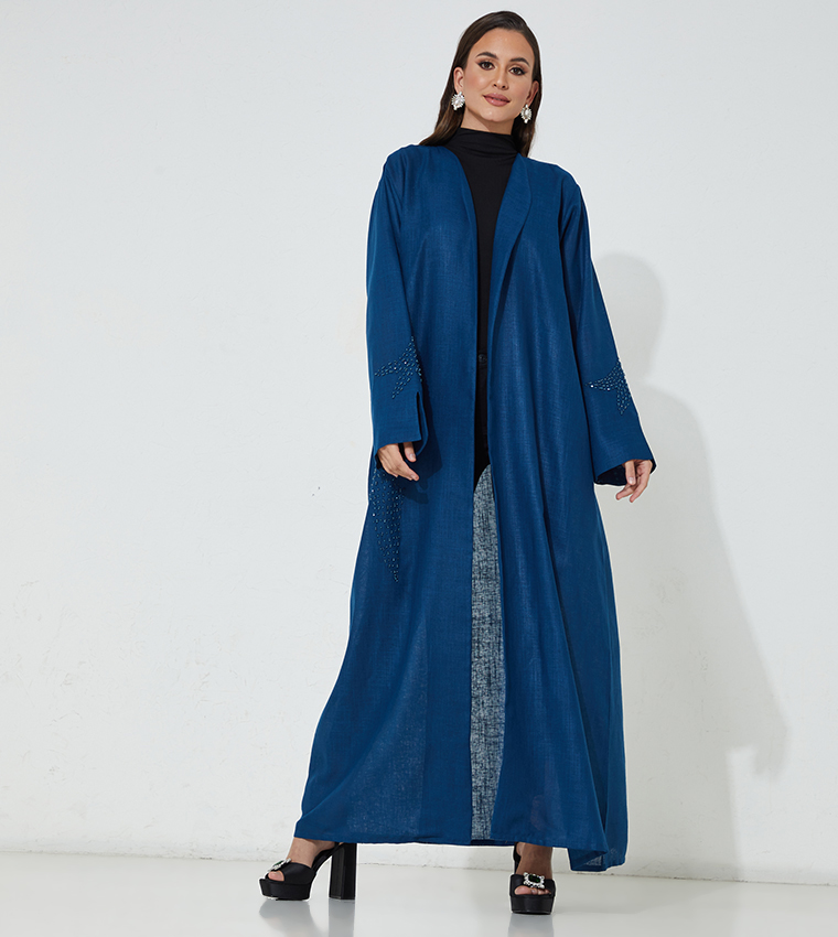 مويستريت  عباية - أزرق Abayas