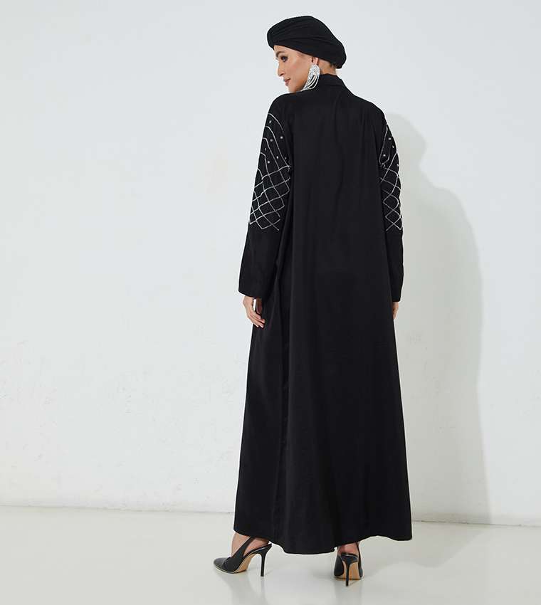 مويستريت  عباية - أسود Abayas