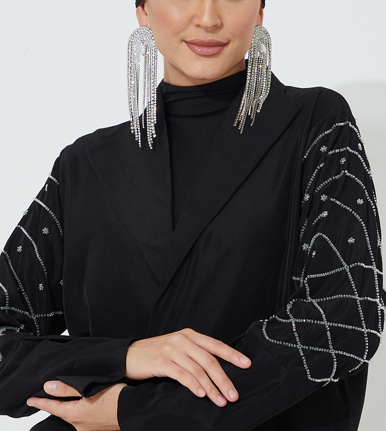مويستريت  عباية - أسود Abayas