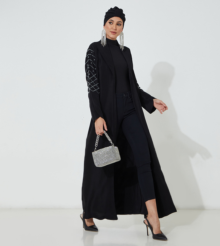 مويستريت  عباية - أسود Abayas