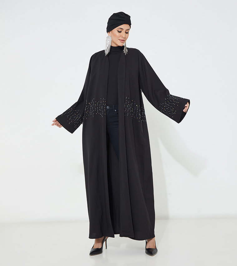 Full Sleeve Crepe Abaya