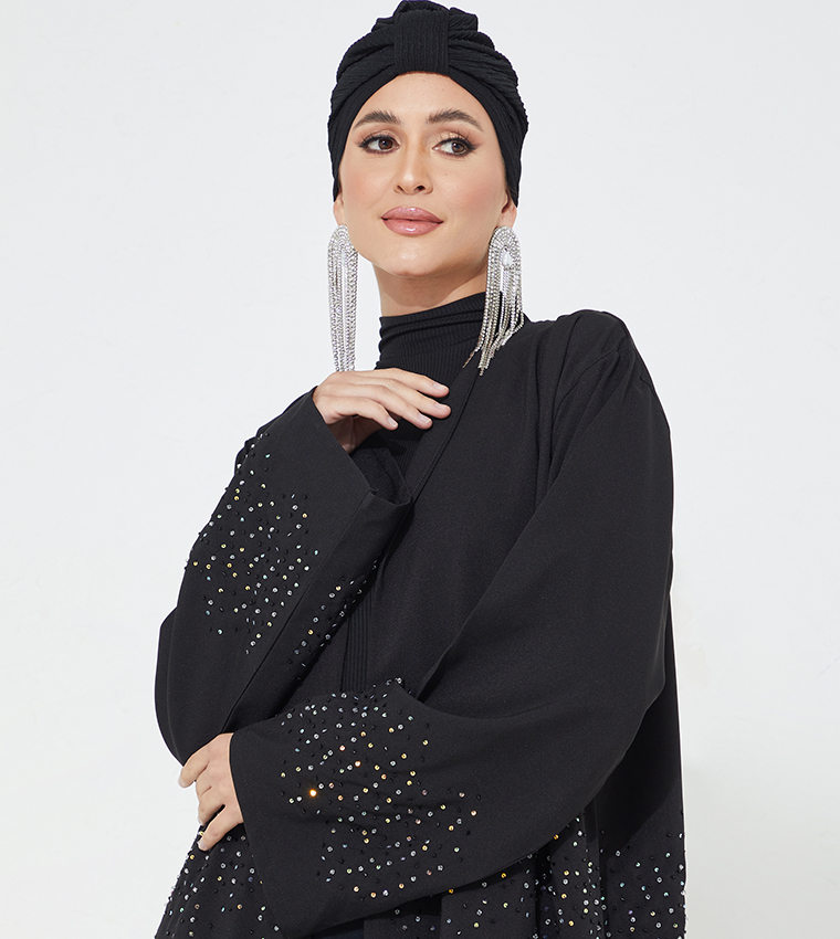 Full Sleeve Crepe Abaya
