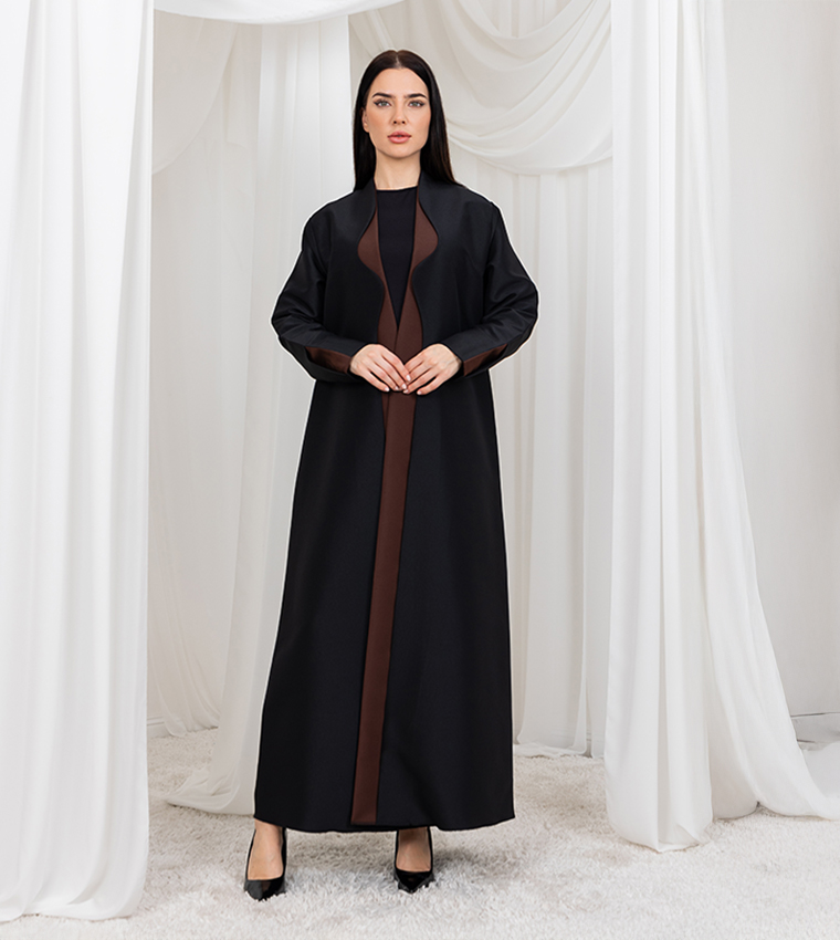Bridal Satin Long Sleeves Abaya