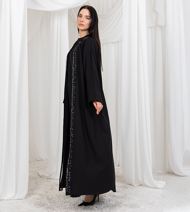 Embellished Organza Abaya
