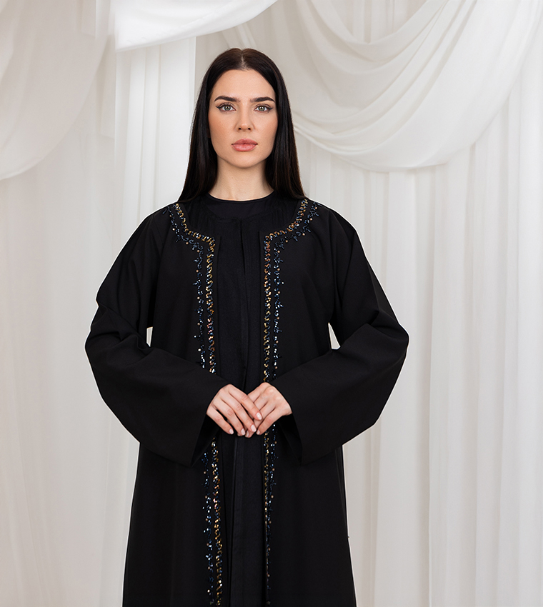 Embellished Organza Abaya
