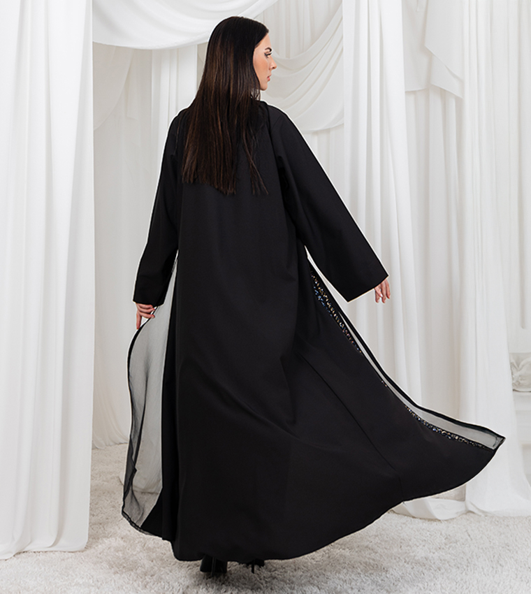 Embellished Organza Abaya