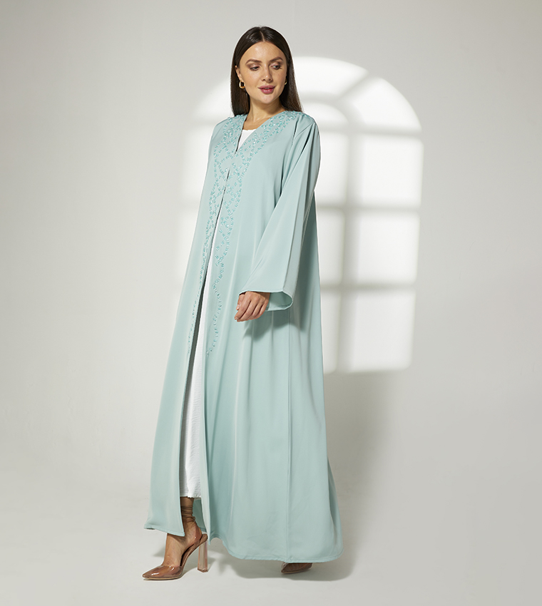 مويستريت  عباية - أزرق Abayas