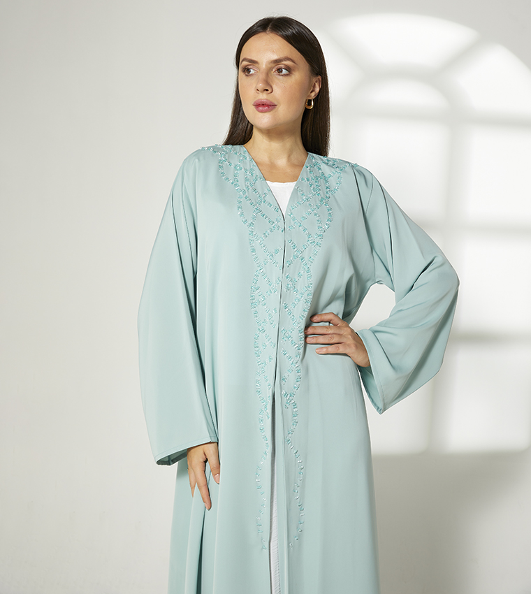 مويستريت  عباية - أزرق Abayas