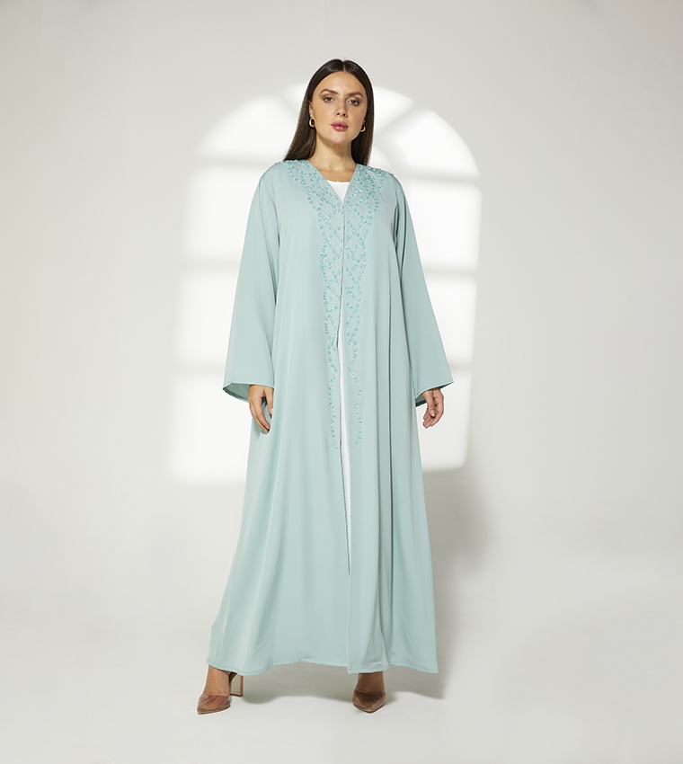 مويستريت  عباية - أزرق Abayas