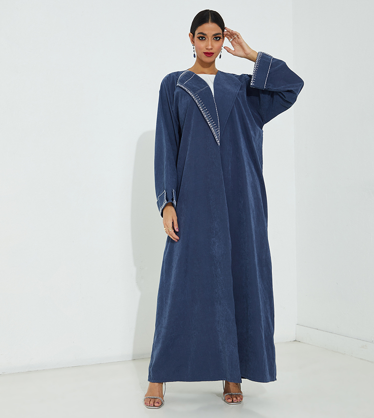 مويستريت  عباية - أزرق Abayas