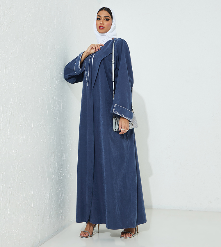 مويستريت  عباية - أزرق Abayas