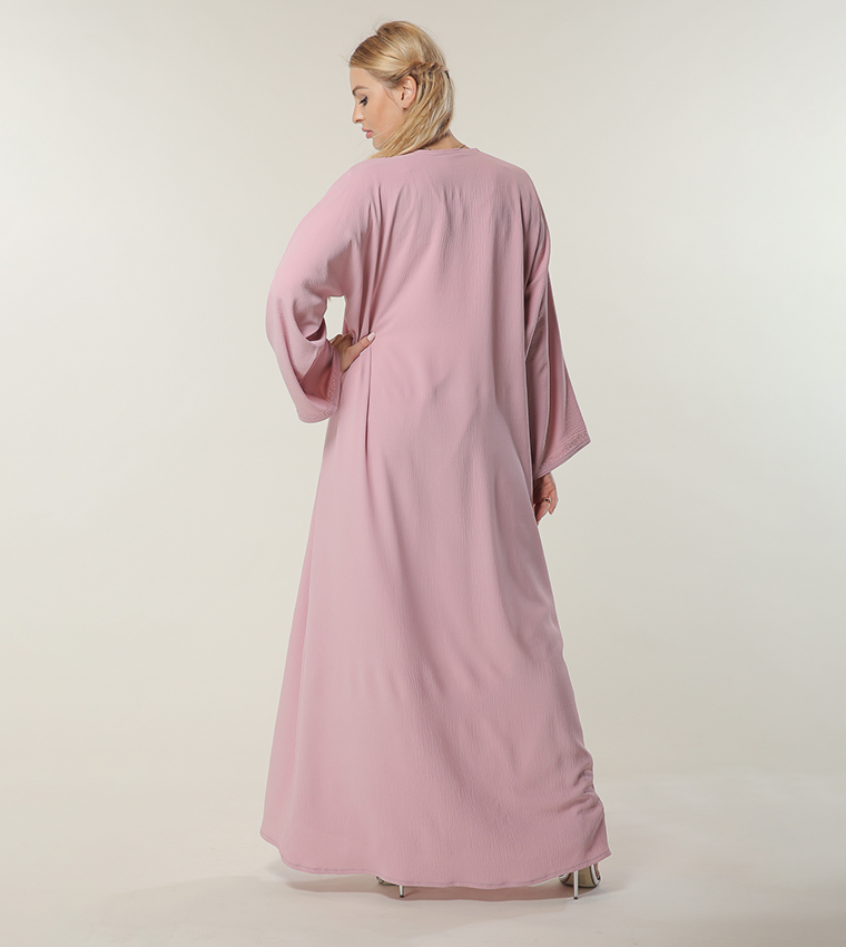 Moistreet  Abayas - Pink Abayas