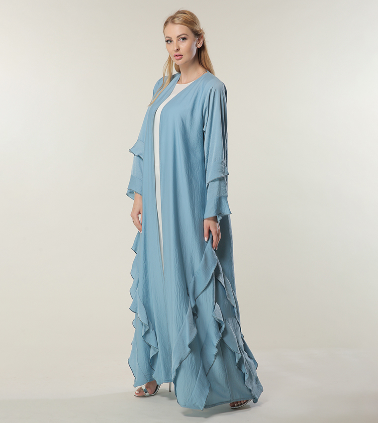 Moistreet  Abayas - Blue Abayas