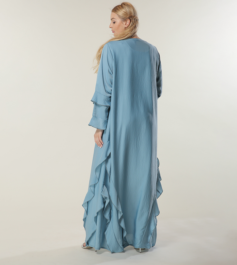Moistreet  Abayas - Blue Abayas
