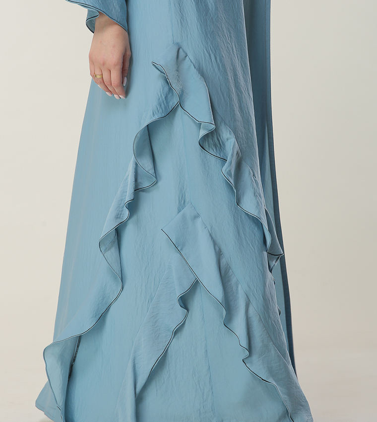 Moistreet  Abayas - Blue Abayas