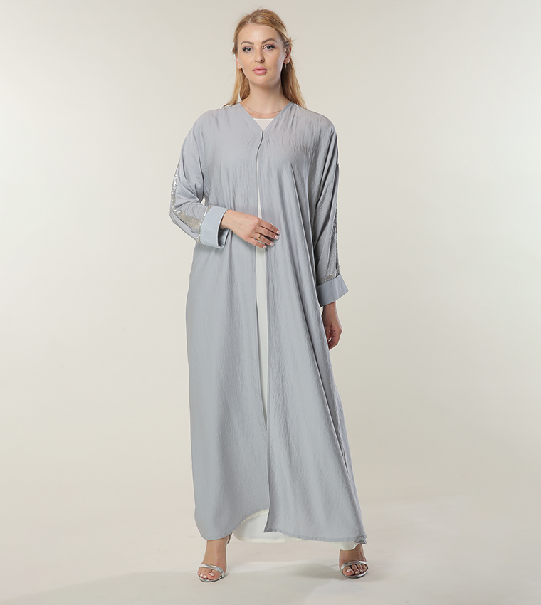 Embellished Long Sleeves Abaya