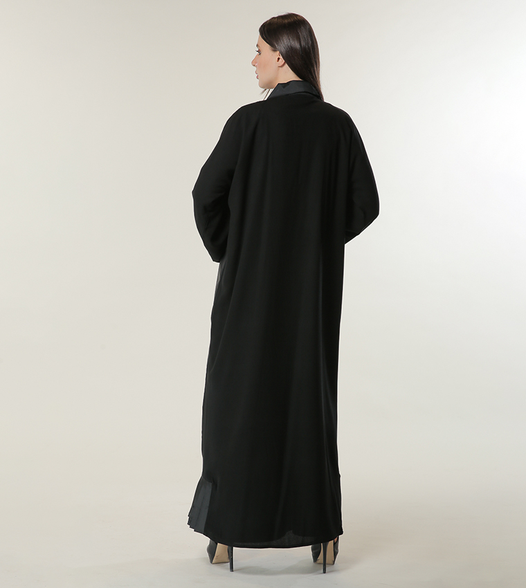 Embellished Wide Sleeves Abaya