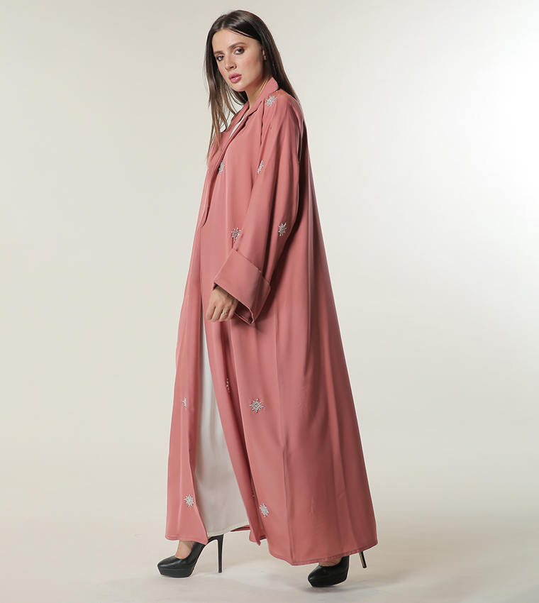 Moistreet  Abayas - Pink Abayas