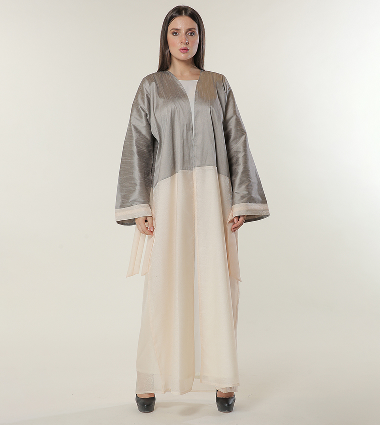Color Block Casual Abaya