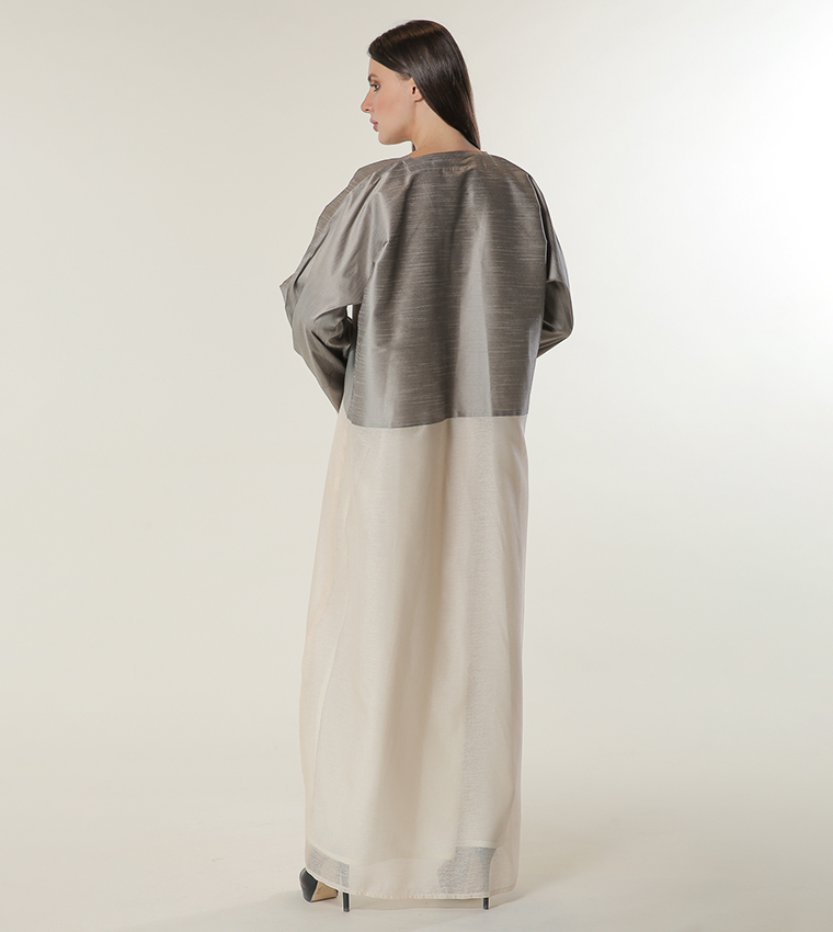 Color Block Casual Abaya
