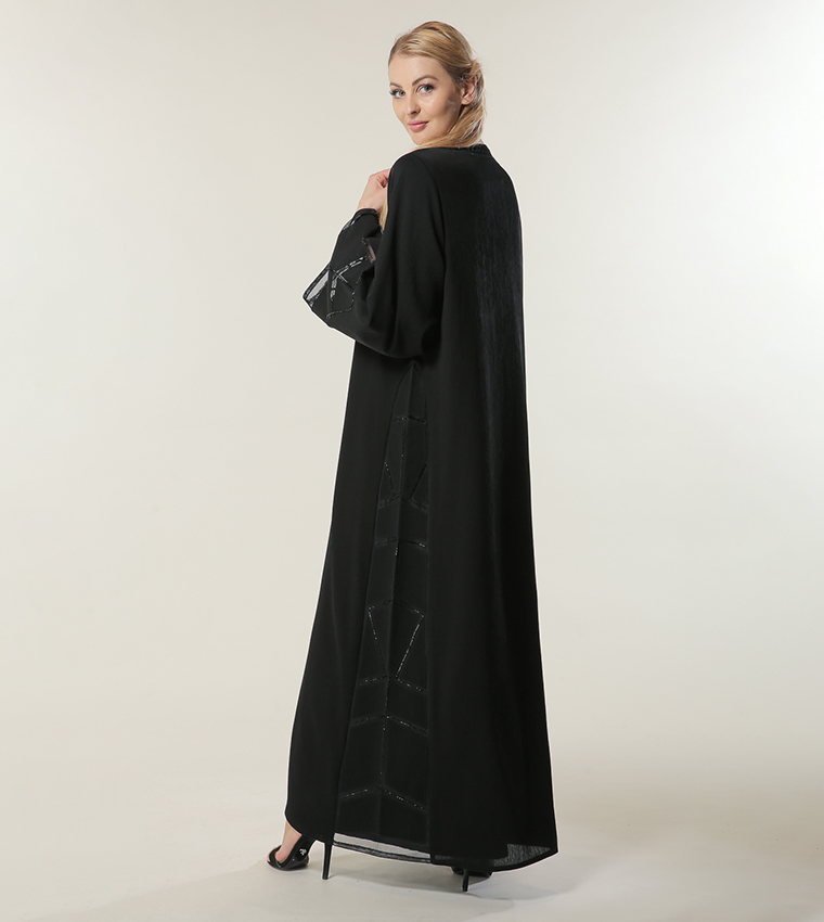 Embellished Sleeves Detailed Abaya