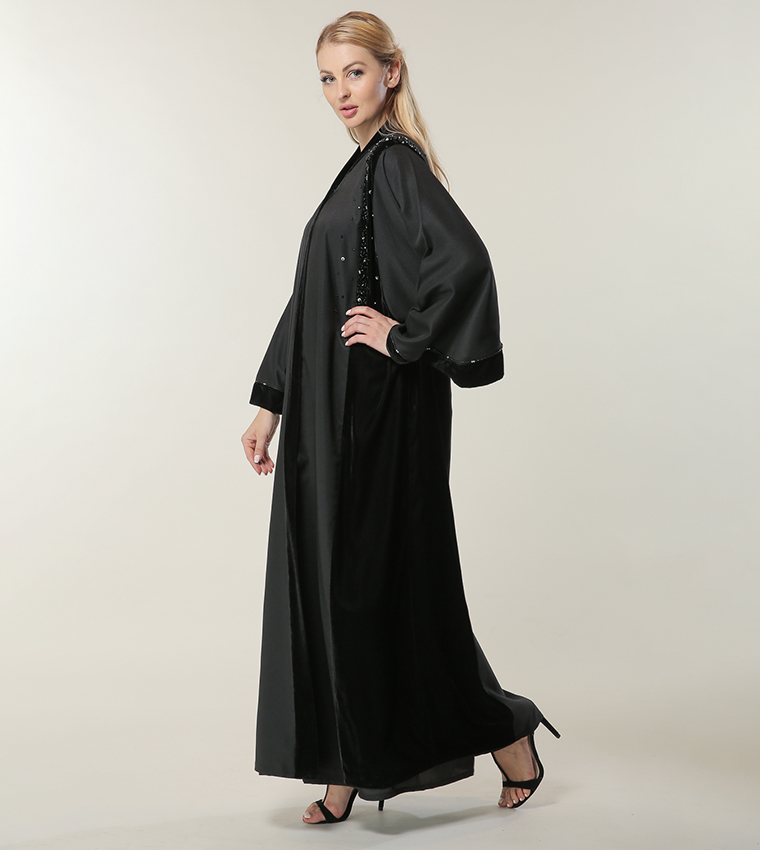 Embellished Long Sleeves Abaya