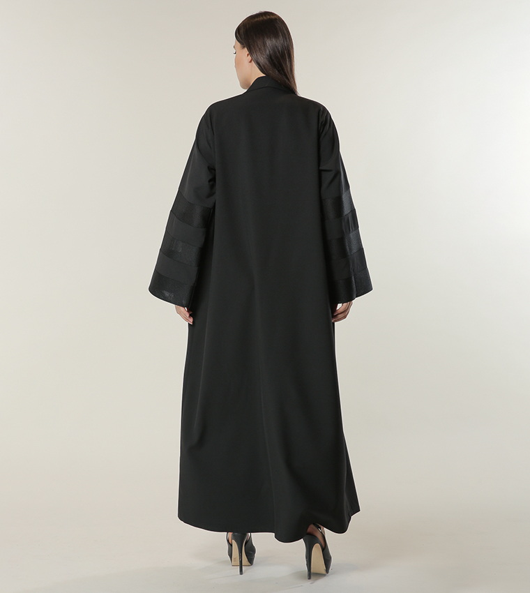 Blazer Collar Wide Sleeves Abaya