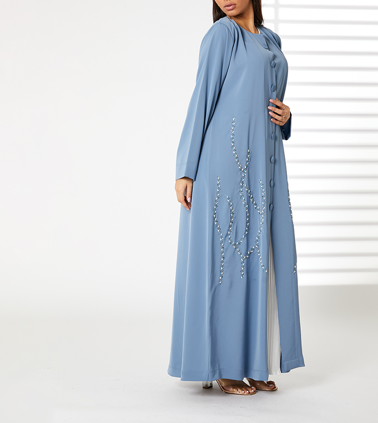 مويستريت  عباية - أزرق Abayas