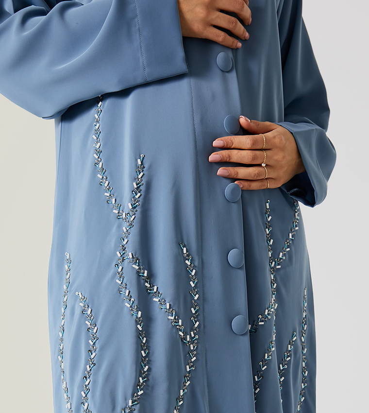 مويستريت  عباية - أزرق Abayas