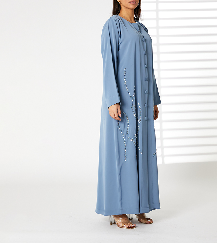 مويستريت  عباية - أزرق Abayas