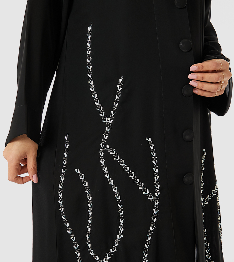 Embellished Long Sleeves Abaya