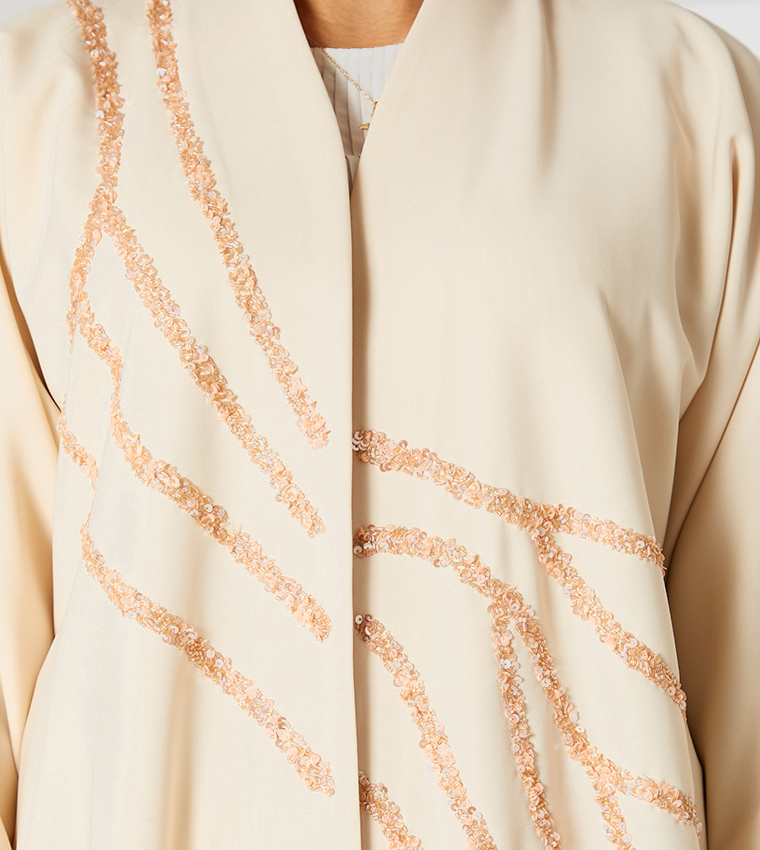 Embellished Long Sleeves Abaya