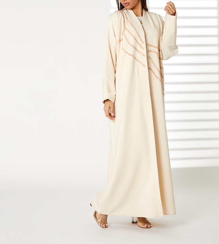 Embellished Long Sleeves Abaya