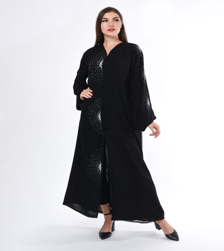 مويستريت  عباية - أسود Abayas