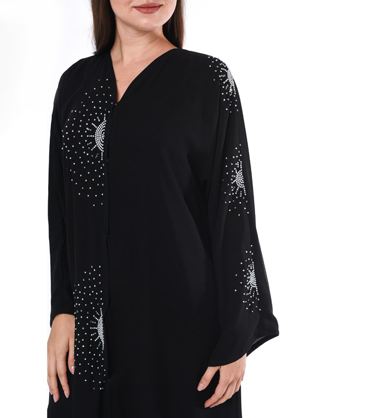 مويستريت  عباية - أسود Abayas