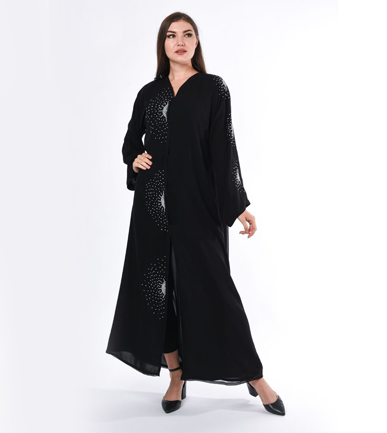 مويستريت  عباية - أسود Abayas